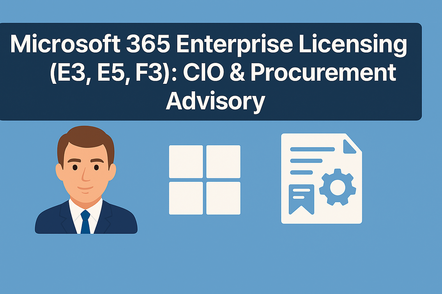 Microsoft 365 Enterprise Licensing (E3, E5, F3): CIO & Procurement Advisory