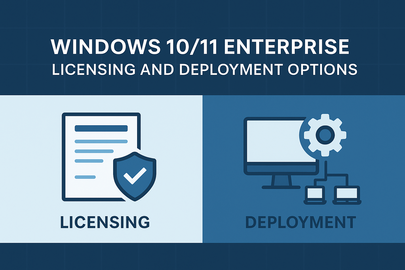 Windows 10/11 Enterprise Licensing and Deployment Options
