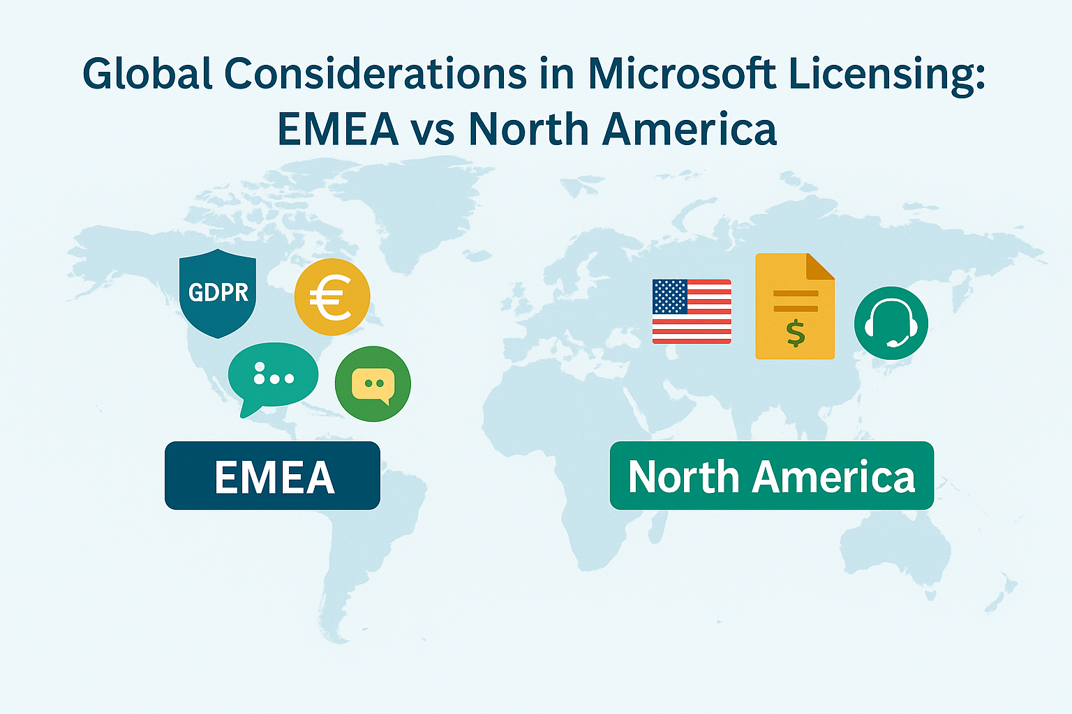 Global Considerations in Microsoft Licensing: EMEA vs North America