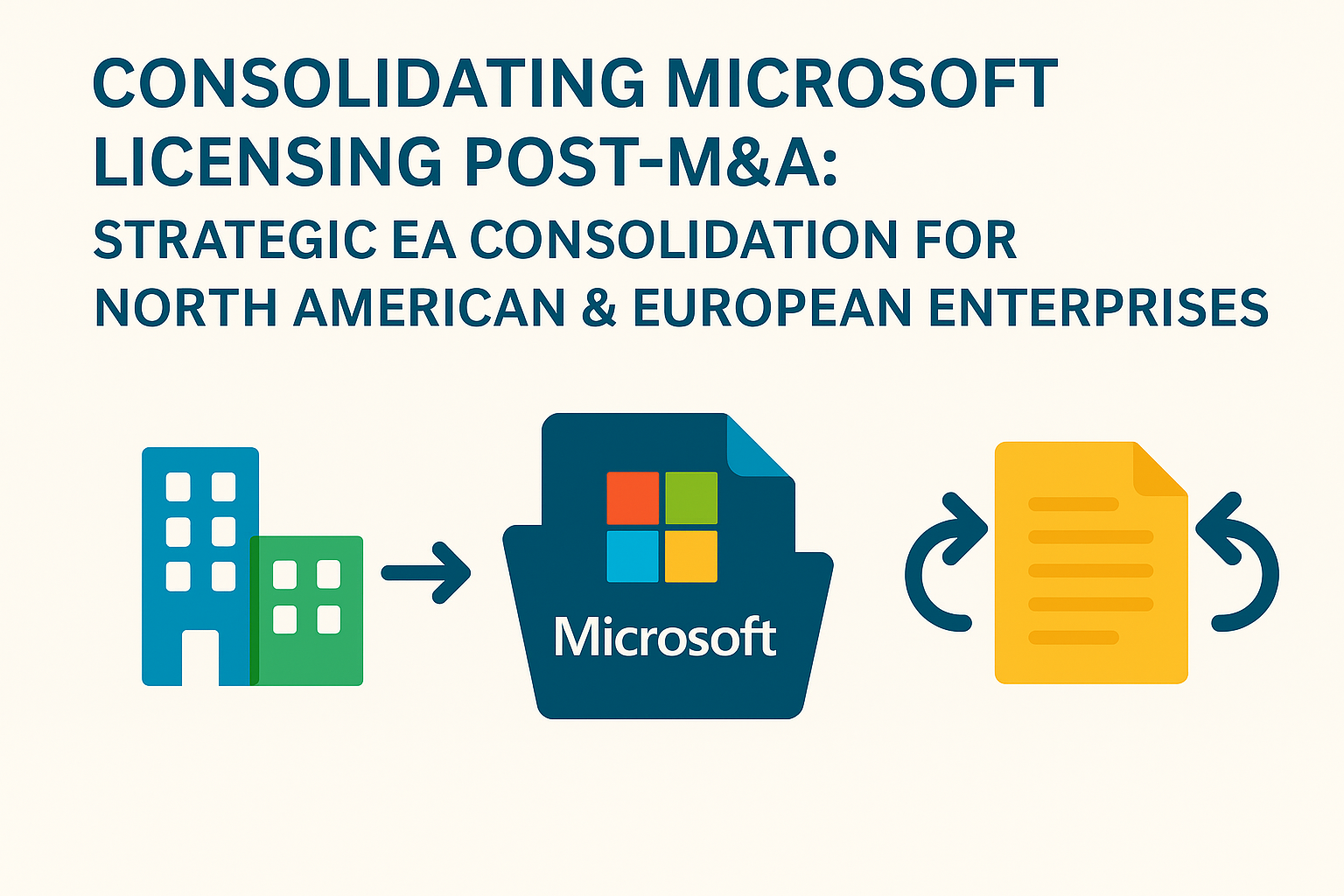 Consolidating Microsoft Licensing Post-M&A: Strategic EA Consolidation for North American & European Enterprises