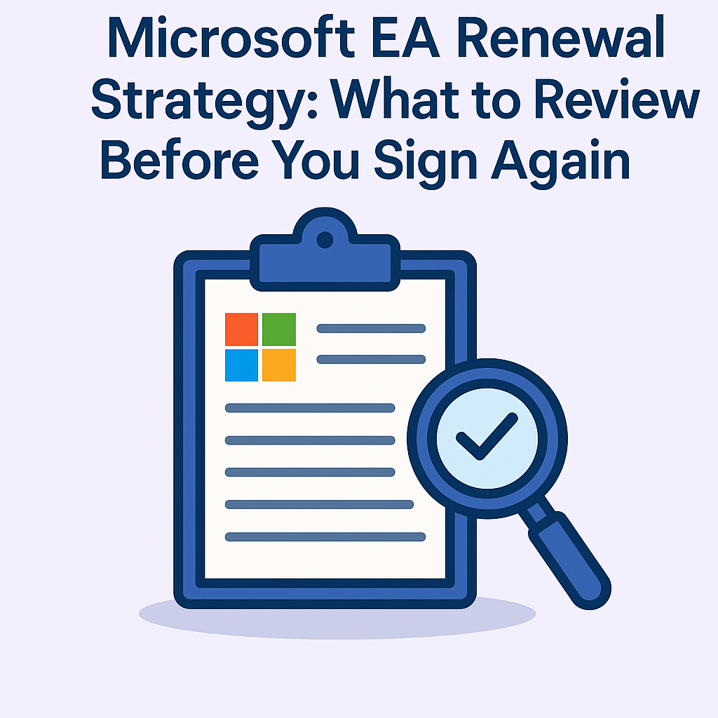 Microsoft EA Renewal Strategy What to Review Before You Sign Again
