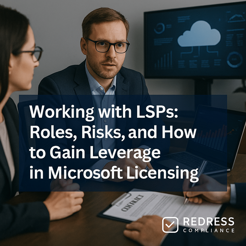 Working with LSPs Roles, Risks, and How to Gain Leverage in Microsoft Licensing