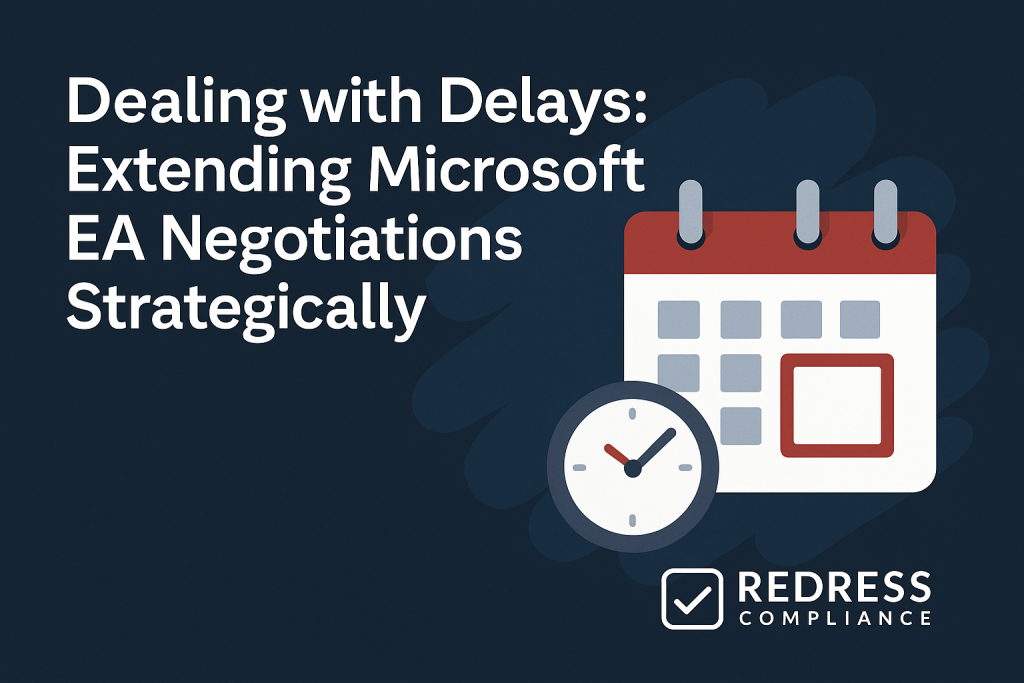 Dealing with Delays Extending Microsoft EA Negotiations