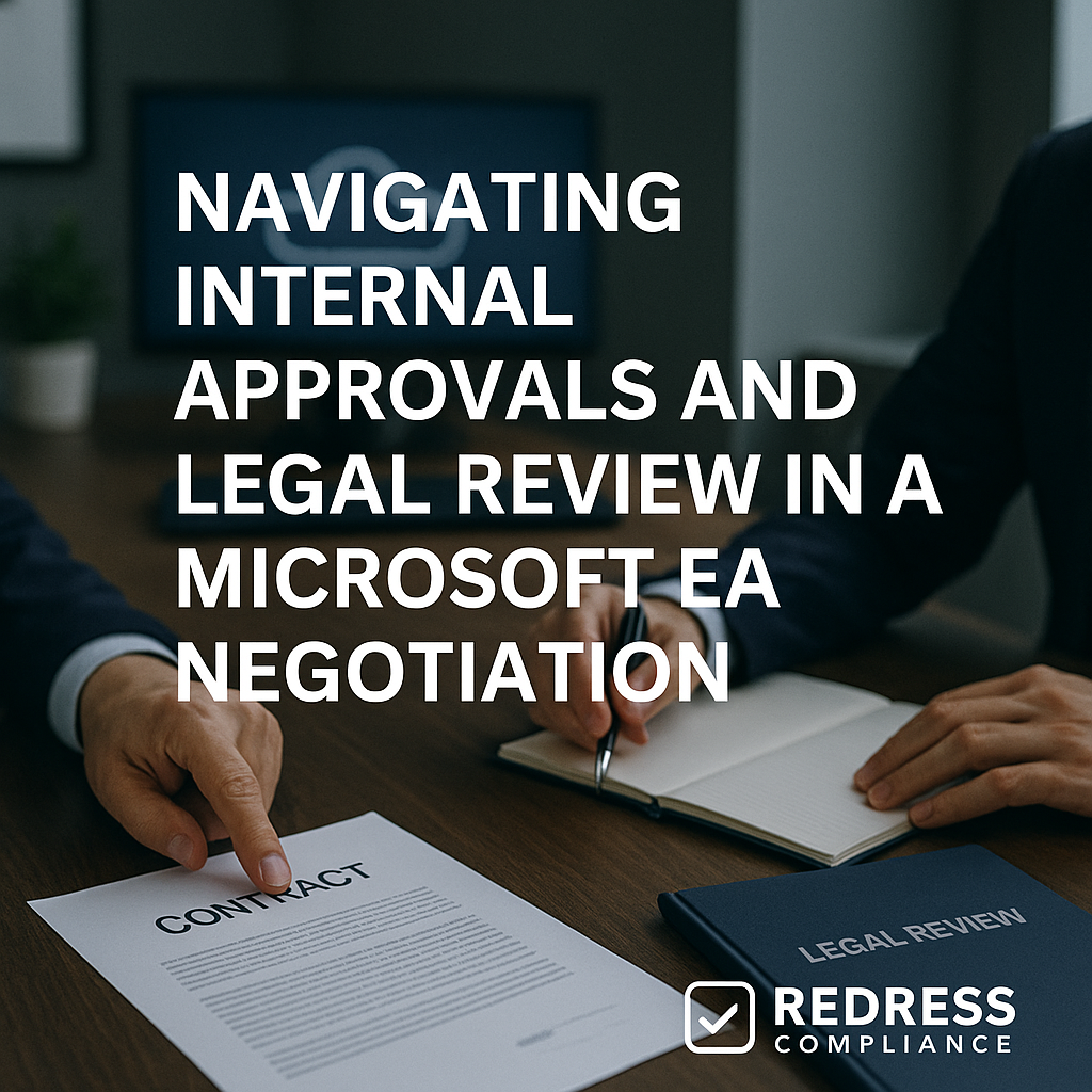 Internal Approvals and Legal Review in a Microsoft EA Negotiation