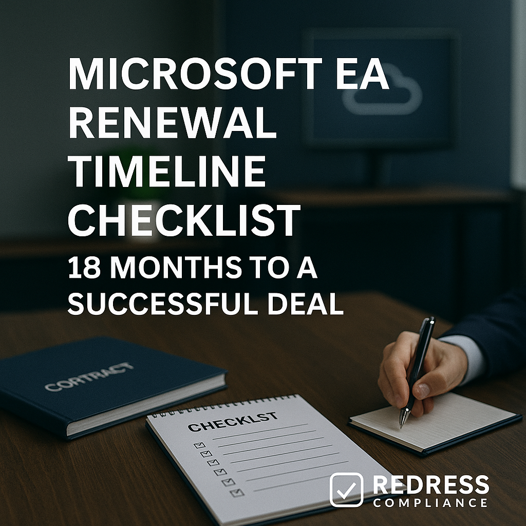 Microsoft EA Renewal Timeline Checklist 18 Months to a Successful Deal
