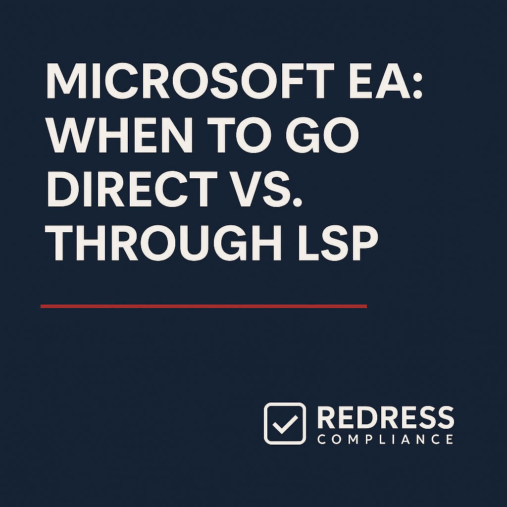 Microsoft EA direct vs indirect