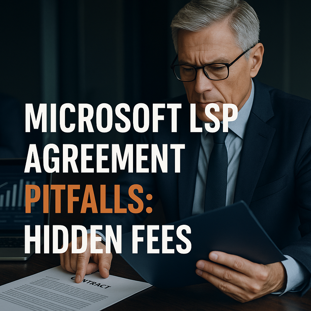 Microsoft LSP Agreement Pitfalls Hidden Fees and Contract Clause Risks