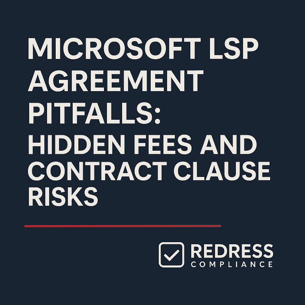 Microsoft LSP Agreement Pitfalls