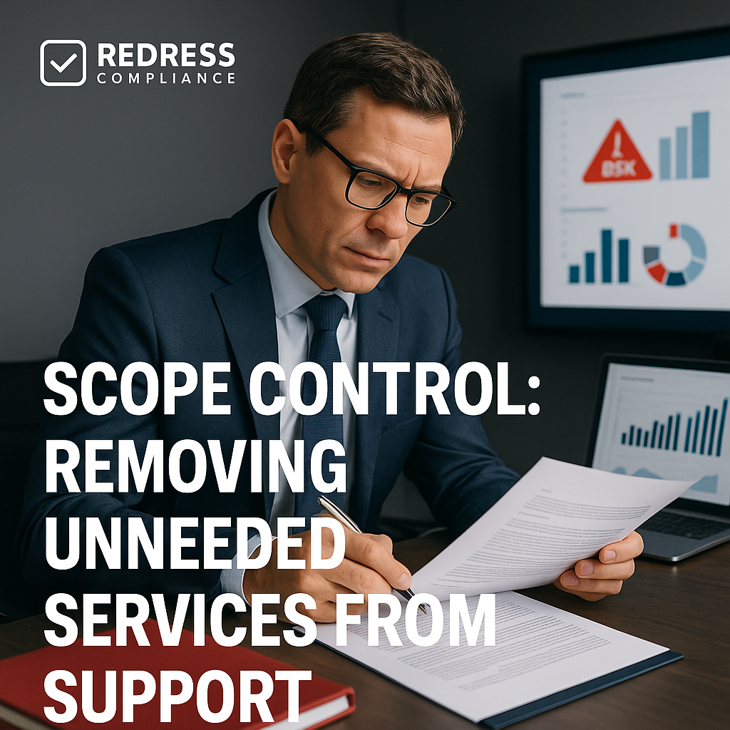 Scope Control Removing Unneeded Services from Support